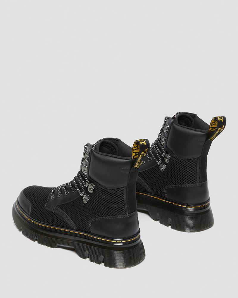 Black / Skin Men's Dr Martens Tarik Toe Guard Utility Ankle Boots | CA 448UZG